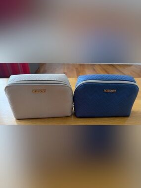 Missoni Blue Chevron Interior Travel Pouch- Two!